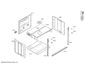 Схема №4 B15E52N0S с изображением Панель управления для плиты (духовки) Bosch 00704207