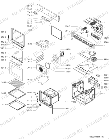 Схема №1 ESZ5469/SW с изображением Кнопка для духового шкафа Whirlpool 481241279155