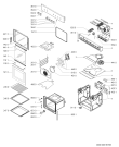 Схема №1 ESZ5469/SW с изображением Кнопка для духового шкафа Whirlpool 481241279155