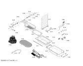 Схема №1 VR230612 с изображением Крышка для плиты (духовки) Bosch 00356123