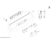 Схема №2 SMS58L18EU SilencePlus с изображением Панель управления для посудомоечной машины Bosch 00742212