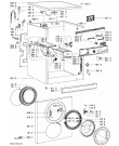 Схема №1 AWO/D 43115/1 WP с изображением Микромодуль для стиральной машины Whirlpool 480111104342