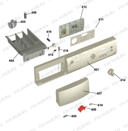 Взрыв-схема стиральной машины Gorenje W6451 Door NO   -White (180288, WM50NO) - Схема узла 04