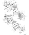 Схема №1 AKG 644/02 IX с изображением Запчасть для плиты (духовки) Whirlpool 481225528025