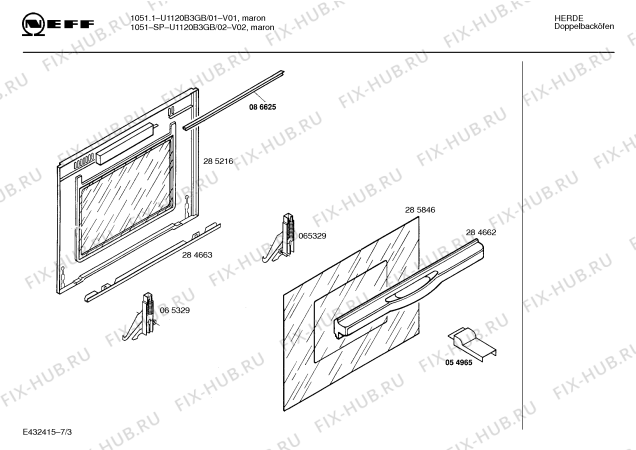 Схема №2 U1120B3GB 1051-SP с изображением Температурный ограничитель для электропечи Bosch 00059879