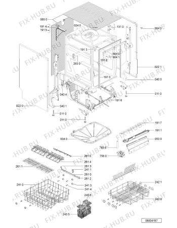 Схема №2 ADG 657 IX с изображением Панель для посудомойки Whirlpool 481290508859