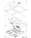 Схема №1 KHIS6520I2 (F091747) с изображением Руководство для плиты (духовки) Indesit C00351726