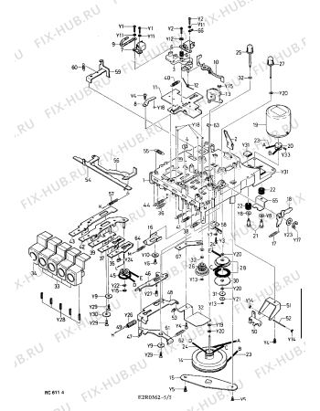 Взрыв-схема аудиотехники Siemens RC6114 - Схема узла 05