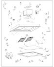 Схема №1 DC9645X (386154, HO1000) с изображением Крышечка для электровытяжки Gorenje 418886
