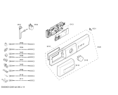 Схема №3 CWF08E060I с изображением Панель управления для стиральной машины Bosch 00663684