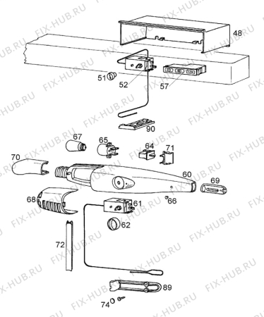 Взрыв-схема холодильника Zanussi ZK20/11R - Схема узла Electrical equipment 268