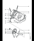 Схема №1 LAV64619 с изображением Подшипник для стиралки Aeg 5423306207