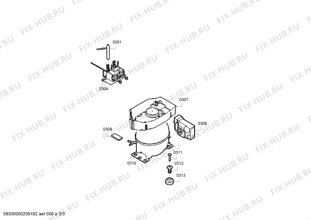 Схема №2 RW222260, Gaggenau с изображением Амортизатор для холодильника Bosch 10007303