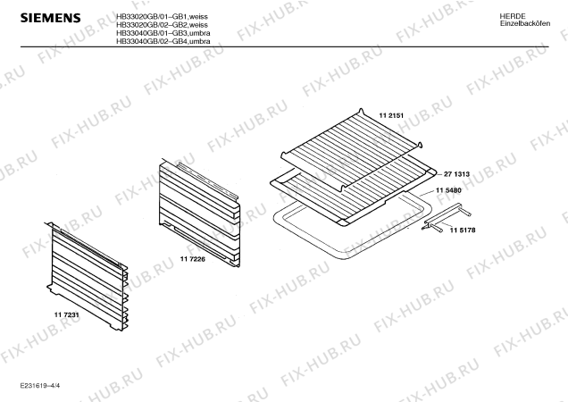 Схема №2 HB33020GB с изображением Панель для духового шкафа Siemens 00282962