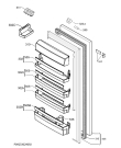 Схема №2 IK3028SR с изображением Дверь для холодильника Aeg 8082955025