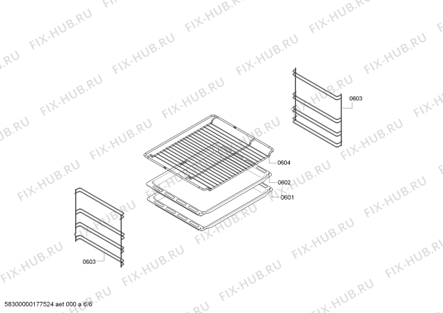 Схема №2 CH10322 с изображением Ручка для плиты (духовки) Bosch 00790882
