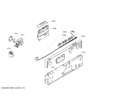 Схема №3 VVD64N03EU с изображением Набор кнопок для посудомоечной машины Bosch 00609212