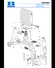 Схема №1 TRN15F1T с изображением Колесо для электрообогревателя DELONGHI 5329001300