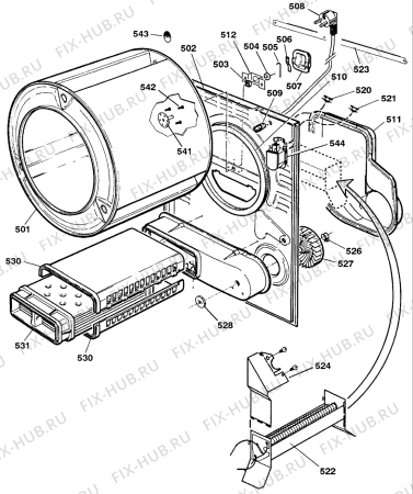 Схема №3 SLC60 (F031455) с изображением Всякое для стиралки Indesit C00205886