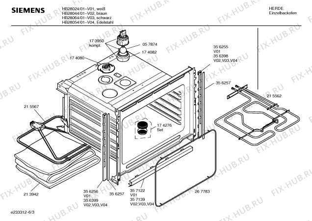 Схема №2 HB28024 с изображением Инструкция по эксплуатации для духового шкафа Siemens 00526104