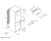 Схема №3 KGS33X25 с изображением Дверь для холодильной камеры Bosch 00245017