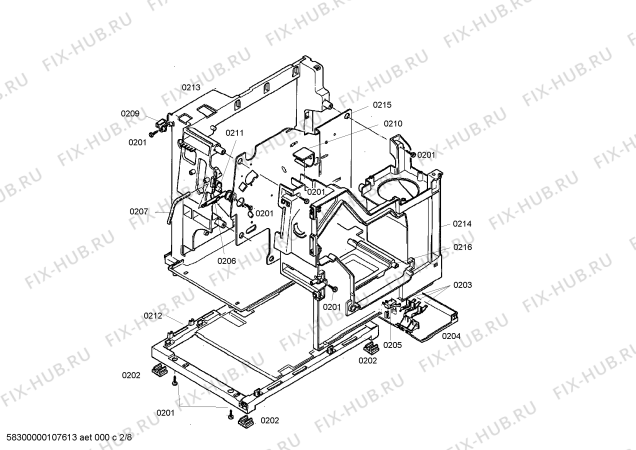 Схема №4 TKN68E75UC с изображением Тепловой предохранитель для электрокофеварки Bosch 00427990