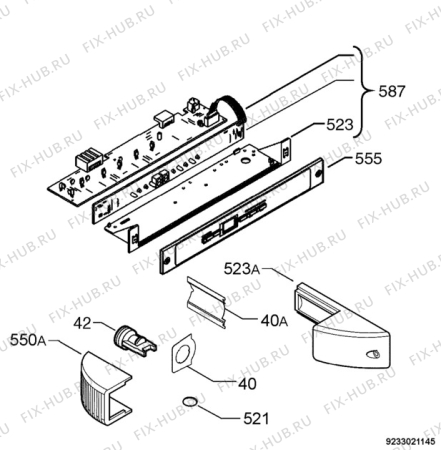 Взрыв-схема холодильника Aeg Electrolux SK98849-5I - Схема узла Diffusor