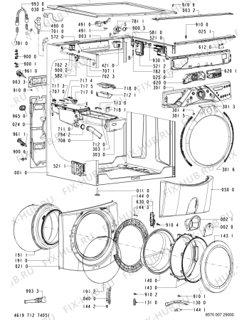 Схема №2 MAXY 13 - MA с изображением Шланг для стиралки Whirlpool 480111101613