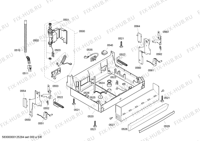 Схема №4 SGS46M88II с изображением Набор кнопок для посудомойки Bosch 00608140