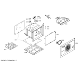 Схема №7 HLN653250B с изображением Стеклокерамика для плиты (духовки) Bosch 00681094