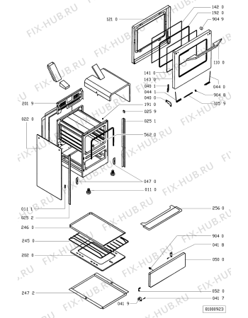 Схема №2 ACM 302 AV с изображением Пламярассекатель для плиты (духовки) Whirlpool 481936078429