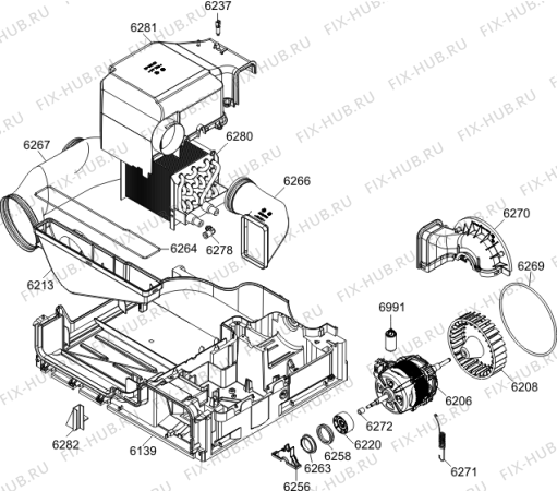 Взрыв-схема стиральной машины Cylinda TF3200HWC (496012, TD70.CHWC) - Схема узла 02