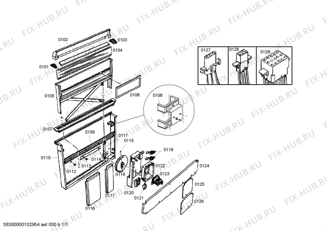 Схема №1 CV2236W с изображением Панель для вентиляции Bosch 00486459