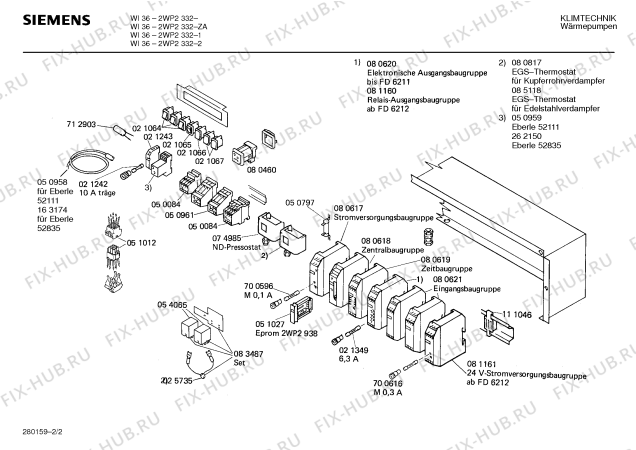 Взрыв-схема стиральной машины Siemens Ag 2WP2332-ZA - Схема узла 02