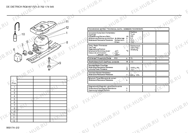 Схема №1 KIFDDL2FF RG6187F21 с изображением Крышка для холодильной камеры Bosch 00272245