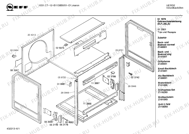 Схема №3 B1131B0 10310112 с изображением Панель для духового шкафа Bosch 00282956