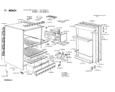 Схема №1 0701145358 KS1410US с изображением Планка для холодильной камеры Bosch 00123403
