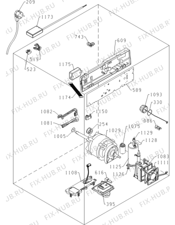 Схема №4 D01EON/LT (407244, SP10/331) с изображением Микромодуль для стиральной машины Gorenje 407528