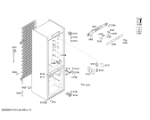 Схема №3 KGN36X42 с изображением Дверь для холодильника Bosch 00248460