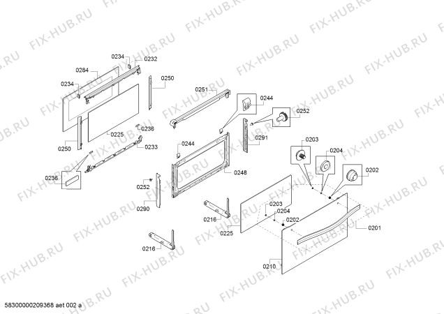 Схема №4 3CB5878B0 с изображением Панель управления для плиты (духовки) Bosch 11024866