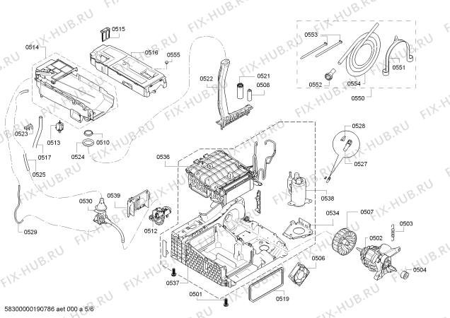 Схема №1 WTW85230EE SelfCleaning Condenser с изображением Панель управления для сушильной машины Bosch 11010010