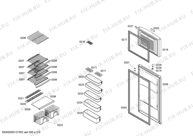 Схема №3 BD2604TE с изображением Решетка для холодильника Bosch 00438590