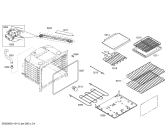 Схема №3 HES3052C с изображением Кабель для плиты (духовки) Bosch 00640371