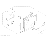 Схема №4 B48E52N3KE с изображением Панель управления для плиты (духовки) Bosch 00744877