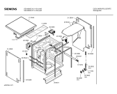 Схема №3 SE24260EU с изображением Передняя панель для электропосудомоечной машины Siemens 00299764