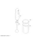 Схема №1 PHB4570 Profilo с изображением Привод для электромиксера Bosch 12016159