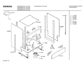 Схема №1 SN34320DK с изображением Панель для электропосудомоечной машины Siemens 00289691