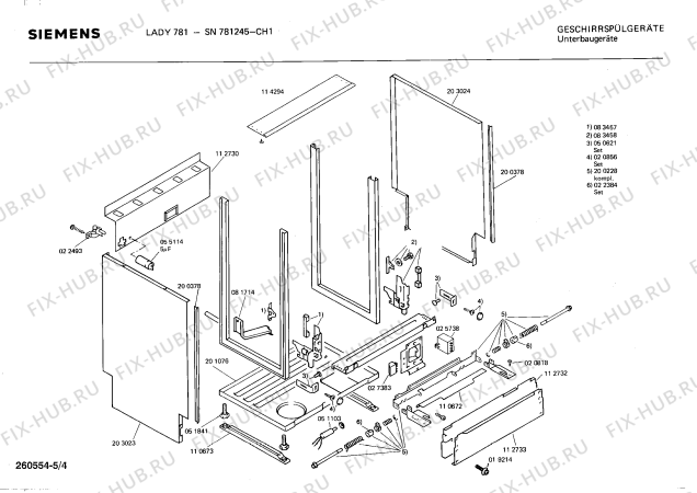 Схема №3 0730300910 SMI9300 с изображением Передняя панель для посудомойки Siemens 00113250