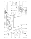 Схема №2 ADP 2966/1 WHM с изображением Панель для посудомоечной машины Whirlpool 481245370751