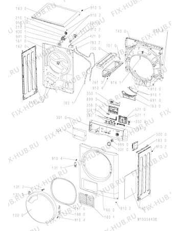 Схема №1 TRWP 7700 с изображением Микромодуль для стиральной машины Whirlpool 481010552220
